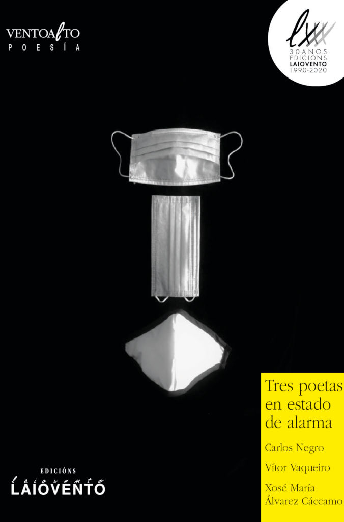 TRES POETAS EN ESTADO DE ALARMA - Capa do libro