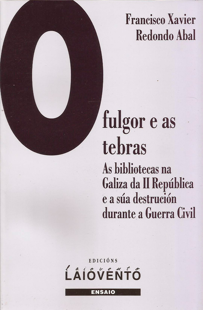 O FULGOR E AS TEBRAS - Capa do libro