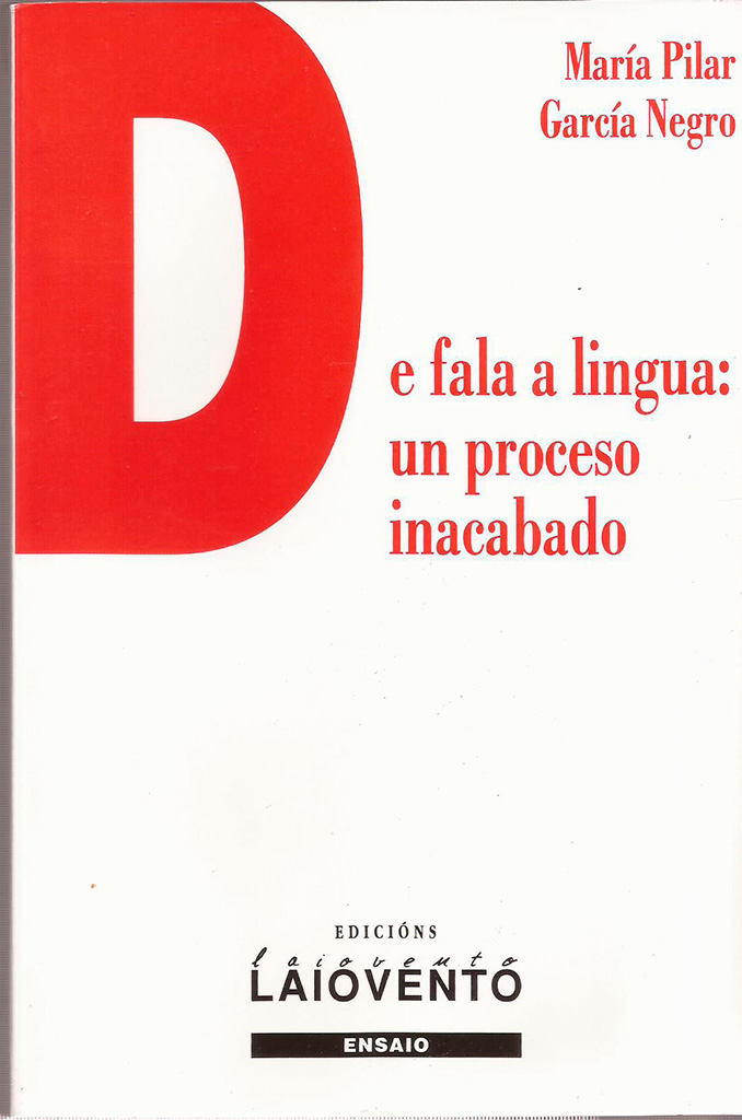 DE FALA A LINGUA: UN PROCESO INACABADO - Capa do libro
