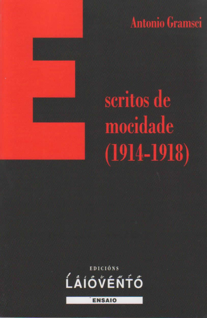 ESCRITOS DE MOCIDADE (1914-1918) - Capa do libro