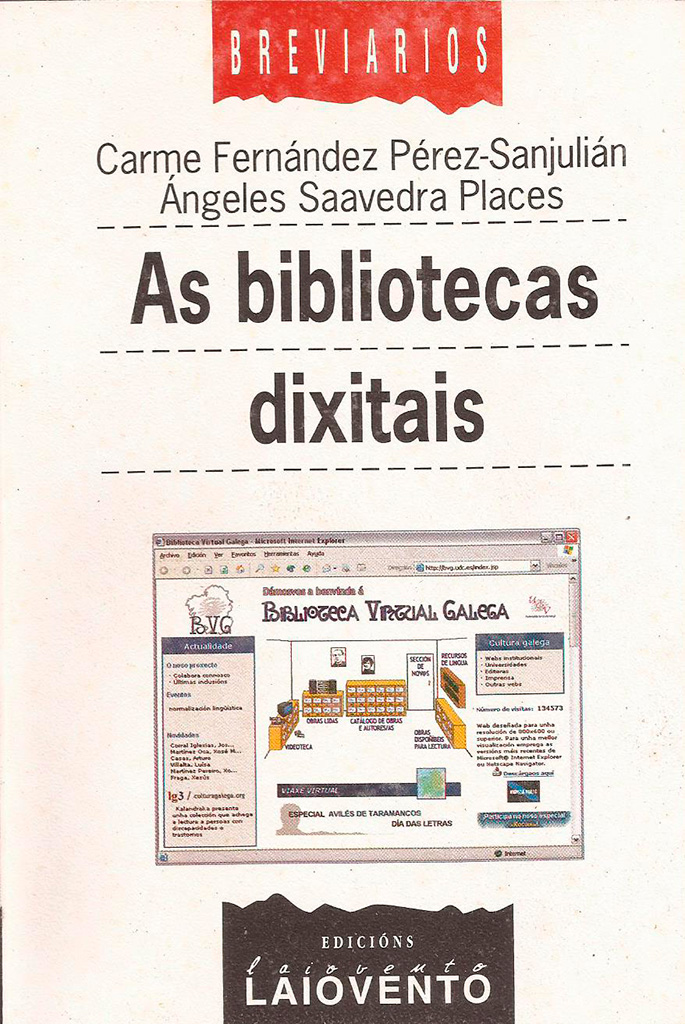 AS BIBLIOTECAS DIXITAIS - Capa do libro